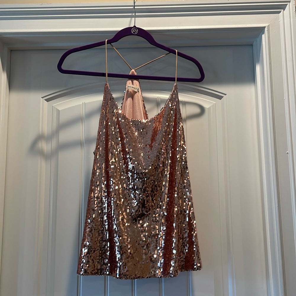 Sequin top